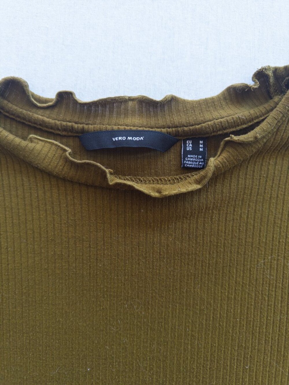 Vero Moda Ribbed Tee - Picture 2 of 3